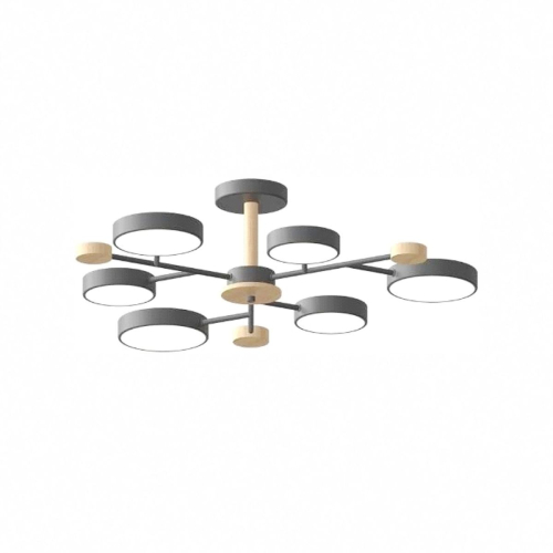 Люстра на штанге LED4U L3214-750 GR изображение в интернет-магазине Cramer Light