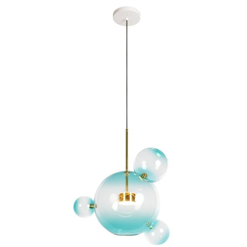 Подвесной светильник Loft IT Bolle 2027-P4 Blue изображение в интернет-магазине Cramer Light