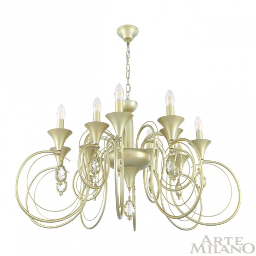 Подвесная люстра Arte Milano 349920/8-4 CG изображение в интернет-магазине Cramer Light фото 4