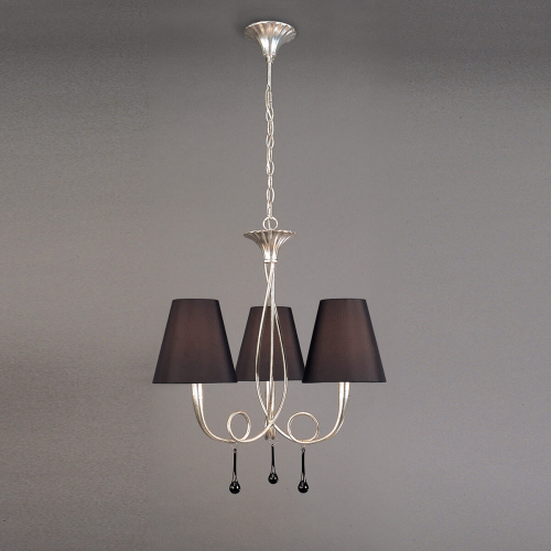Подвесная люстра Mantra Paola Painted Silver 3532 изображение в интернет-магазине Cramer Light фото 2