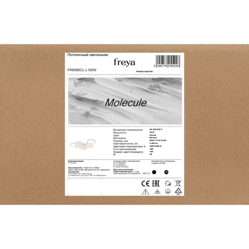 Потолочный светильник Freya Molecule FR6080CL-L100W изображение в интернет-магазине Cramer Light фото 8