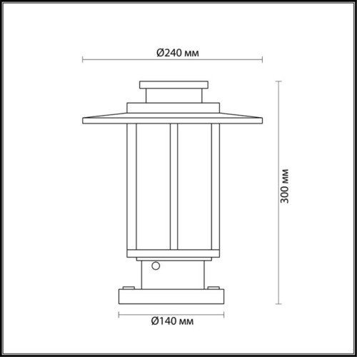 Уличный светильник Odeon Light Mito 4047/1B дополнительное фото фото 3