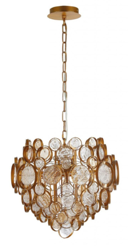 Подвесной светильник Crystal Lux Deseo SP6 D460 Gold изображение в интернет-магазине Cramer Light