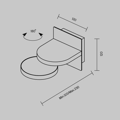 Настенный светильник Maytoni Flap MOD354WL-L12W3K изображение в интернет-магазине Cramer Light фото 7