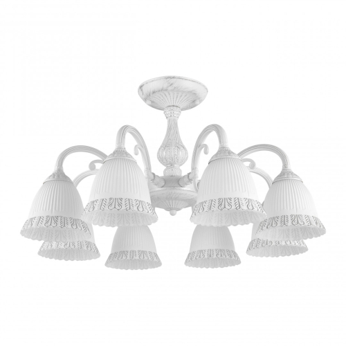 Потолочная люстра Arte Milano 347410/8 WT+SL изображение в интернет-магазине Cramer Light фото 7