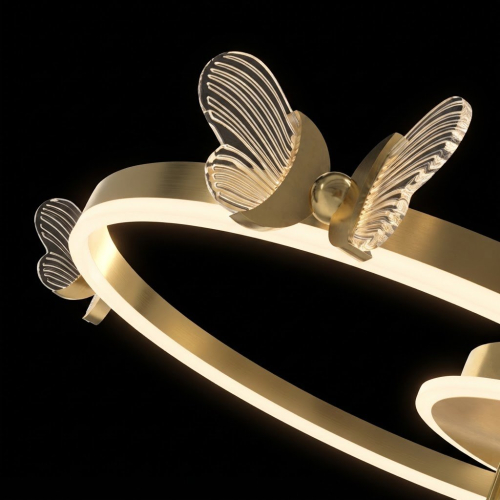 Потолочная люстра Lightera Moth LE309L-3G изображение в интернет-магазине Cramer Light фото 5