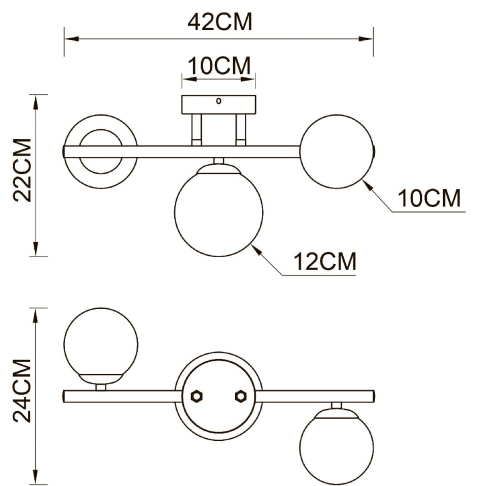 Потолочная люстра Arte Lamp Gemini A2243PL-3PB изображение в интернет-магазине Cramer Light фото 6
