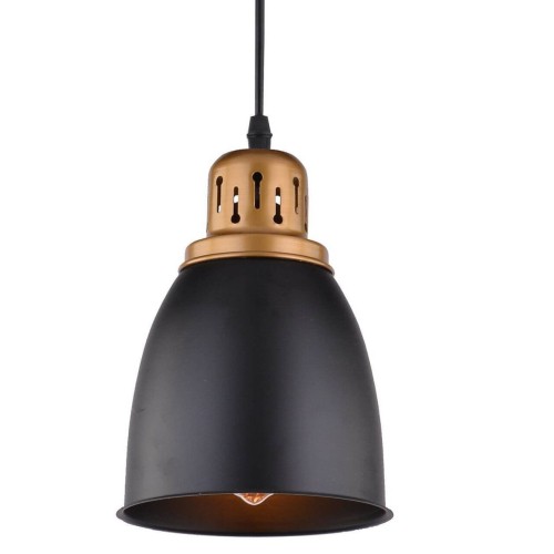 Подвесной светильник Arte Lamp Eurica A4248SP-1BK изображение в интернет-магазине Cramer Light фото 2