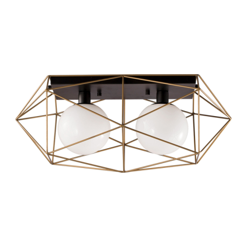 Потолочный светильник Delight Collection MX8525-2A gold/black изображение в интернет-магазине Cramer Light