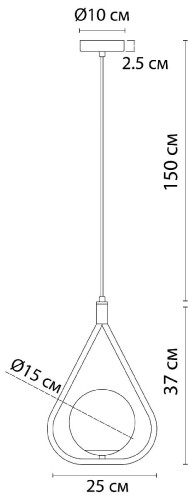 Подвесной светильник Arte Lamp Matisse A7764SP-1AB изображение в интернет-магазине Cramer Light фото 4