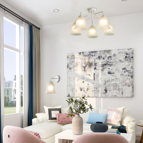 Потолочная люстра Freya Bells FR5448CL-05W изображение в интернет-магазине Cramer Light фото 8