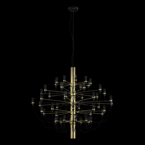 Подвесная люстра Loft IT Gino 10196/1000 Gold изображение в интернет-магазине Cramer Light фото 2