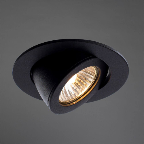 Встраиваемый светильник Arte Lamp Accento A4009PL-1BK изображение в интернет-магазине Cramer Light фото 4
