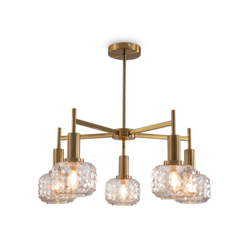 Люстра на штанге Freya Fero FR5366CL-05BS изображение в интернет-магазине Cramer Light фото 5