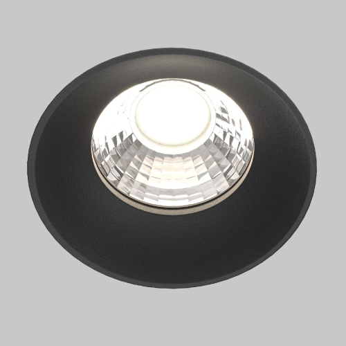 Встраиваемый светильник Maytoni Round DL058-12W4K-TRS-B изображение в интернет-магазине Cramer Light фото 2