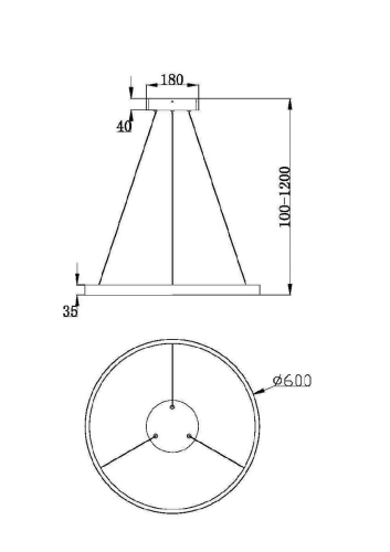 Подвесная люстра Maytoni Rim MOD058PL-L32BK изображение в интернет-магазине Cramer Light фото 3
