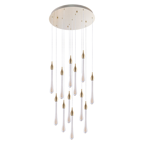 Каскадная люстра Arte Lamp Raindrop A1803LM-36PB изображение в интернет-магазине Cramer Light