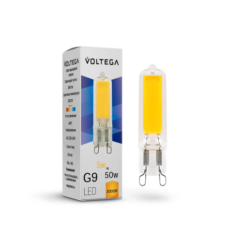 Светодиодная лампа Voltega Simple Capsule 5W 3000K G9 7181 изображение в интернет-магазине Cramer Light фото 2