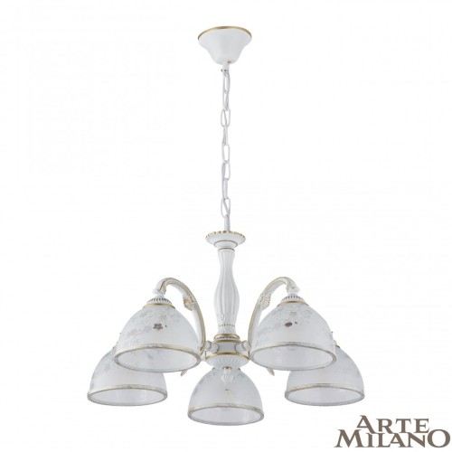 Подвесная люстра Arte Milano 349737/5 WT+G изображение в интернет-магазине Cramer Light