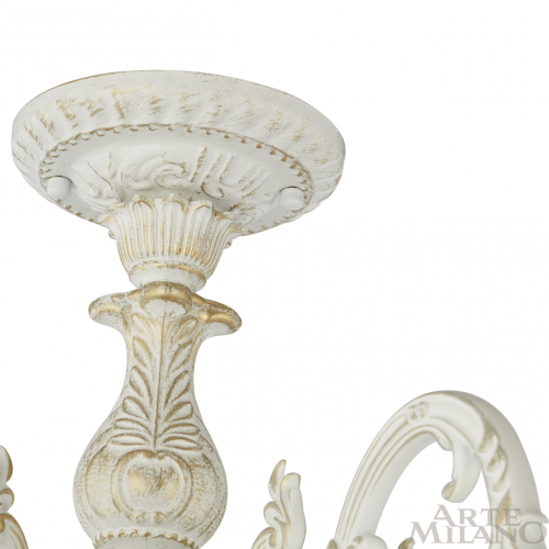Потолочная люстра Arte Milano 346410/6 WT+G изображение в интернет-магазине Cramer Light фото 9
