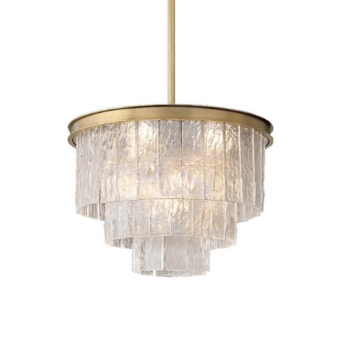 Подвесная люстра Delight Collection Glace KG0998P-5R brass изображение в интернет-магазине Cramer Light