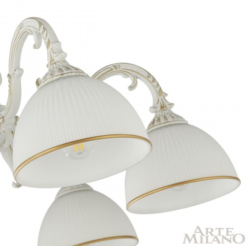 Потолочная люстра Arte Milano 346410/5 WT+G изображение в интернет-магазине Cramer Light фото 6