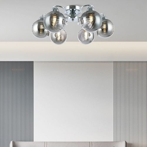 Потолочная люстра Arte Milano Amalfi 329207/6 CR изображение в интернет-магазине Cramer Light фото 2