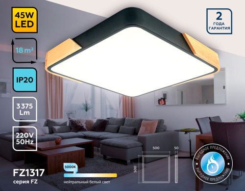 Потолочный светильник Ambrella Light Orbital Design FZ1317 изображение в интернет-магазине Cramer Light фото 2