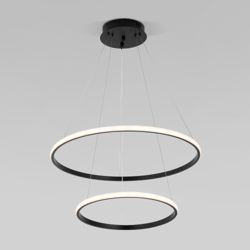 Подвесная люстра Eurosvet Collars 90264/2 черный изображение в интернет-магазине Cramer Light фото 2