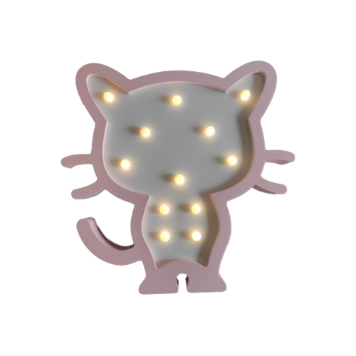 Светодиодный ночник Apeyron Котенок теплый белый 2хААА МДФ 12-173 изображение в интернет-магазине Cramer Light фото 5