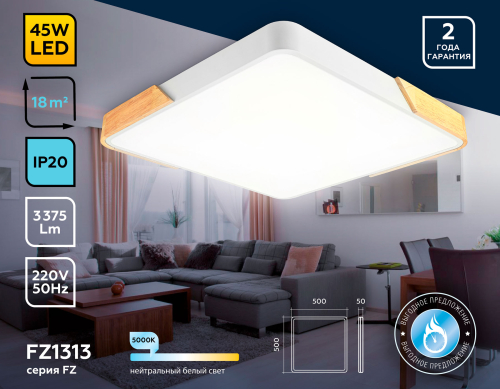 Потолочный светильник Ambrella Light Orbital Design FZ1313 изображение в интернет-магазине Cramer Light фото 2