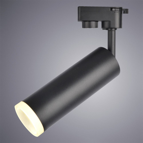 Трековый светодиодный светильник Arte Lamp A6810PL-1BK изображение в интернет-магазине Cramer Light фото 2