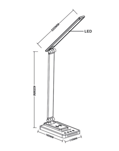 Настольная лампа Arte Lamp William A5122LT-1BK изображение в интернет-магазине Cramer Light фото 6