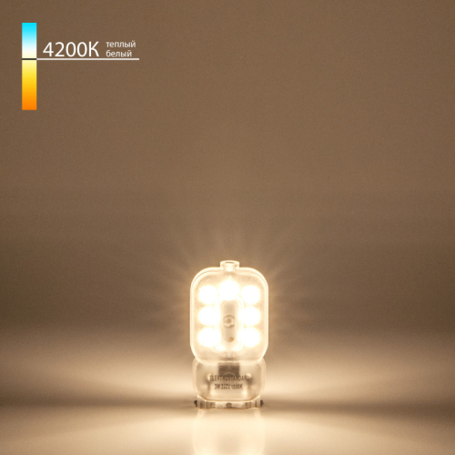 Светодиодная лампа Elektrostandard G9 LED 3W 220V 4200K 4690389150517 изображение в интернет-магазине Cramer Light фото 2