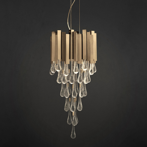 Подвесная люстра Delight Collection Trump KM0988P-8 gold изображение в интернет-магазине Cramer Light фото 5