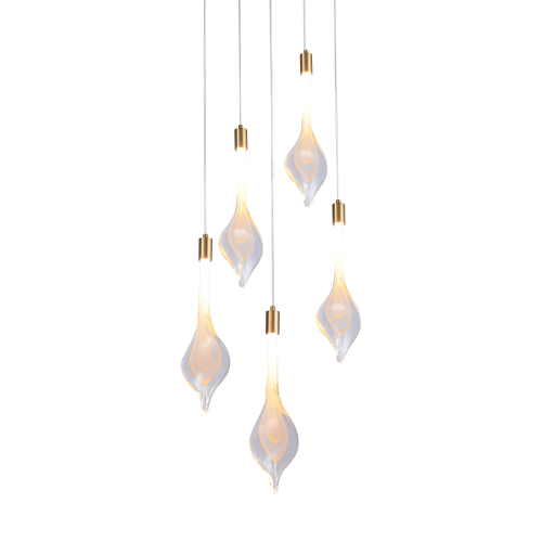 Подвесной светильник Delight Collection P98066-5 antique brass изображение в интернет-магазине Cramer Light
