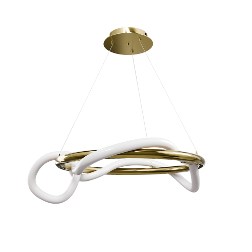 Подвесная люстра Lightera Nyasa LE217L-60G изображение в интернет-магазине Cramer Light фото 3