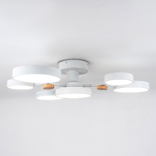 Потолочная люстра LED4U L3201-700 WT изображение в интернет-магазине Cramer Light фото 4
