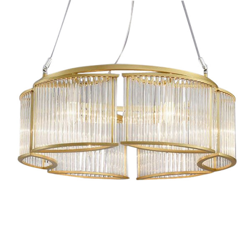 Подвесная люстра Delight Collection Stilio 9512R/6 gold изображение в интернет-магазине Cramer Light
