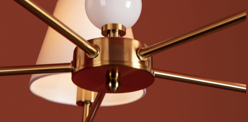 Люстра на штанге Freya Lucente FR2064PL-05BS изображение в интернет-магазине Cramer Light фото 4