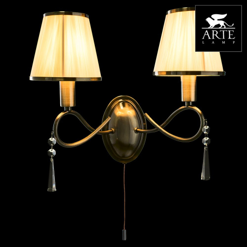 Бра Arte Lamp Logico A1035AP-2AB дополнительное фото фото 3