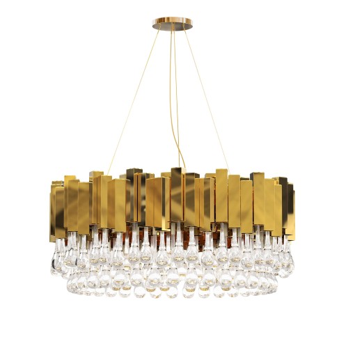 Подвесная люстра Delight Collection Trump KM0988P-16 gold изображение в интернет-магазине Cramer Light фото 2