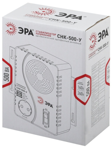 Стабилизатор Эра СНК-500-У Б0031063 дополнительное фото фото 4