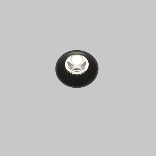 Встраиваемый светильник Maytoni Round DL058-7W4K-TRS-B изображение в интернет-магазине Cramer Light фото 3