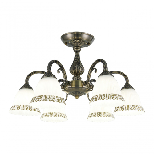 Потолочная люстра Arte Milano 347410/6 AB изображение в интернет-магазине Cramer Light