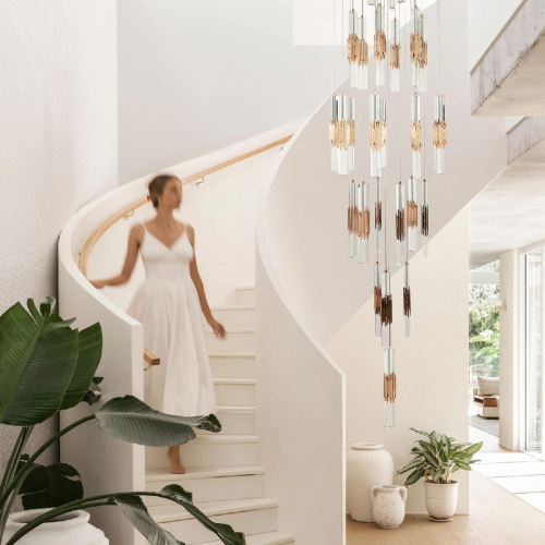 Каскадная люстра Modelux ML.88987.28 GD изображение в интернет-магазине Cramer Light фото 3