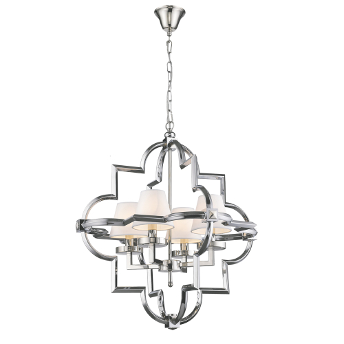 Подвесная люстра Delight Collection Mandeville KM0728P-4M nickel изображение в интернет-магазине Cramer Light фото 4