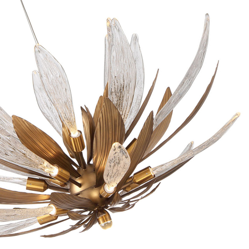 Подвесная люстра Delight Collection RP168416-19 bronze/clear изображение в интернет-магазине Cramer Light фото 3