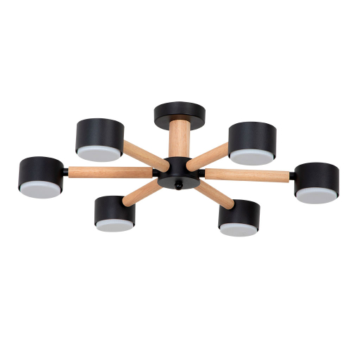 Потолочные люстры Arte Lamp Tenda A1624PL-6BK изображение в интернет-магазине Cramer Light