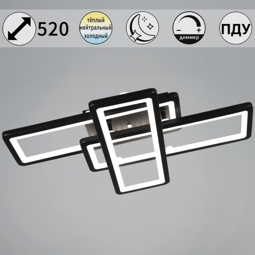 Потолочный светильник Reluce 03629-0.3-03B BK изображение в интернет-магазине Cramer Light